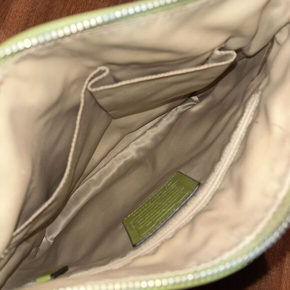 AUTHENTIC COACH CONVERTIBLE HOBO SHOULDER BAG, Green - Picture 5 of 8